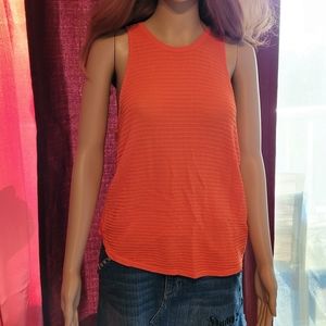 J Brand Racerback Mesh Tank Top Sz M